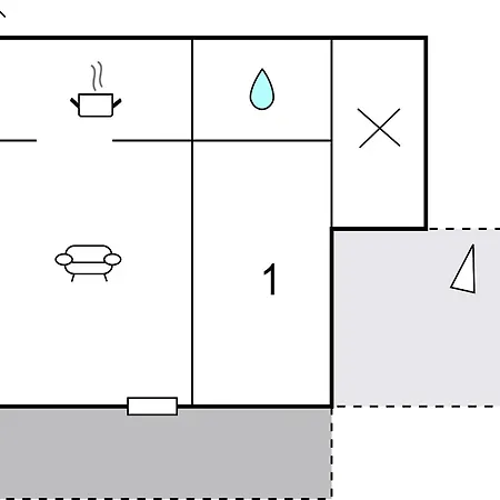 1 Bedroom Cozy In